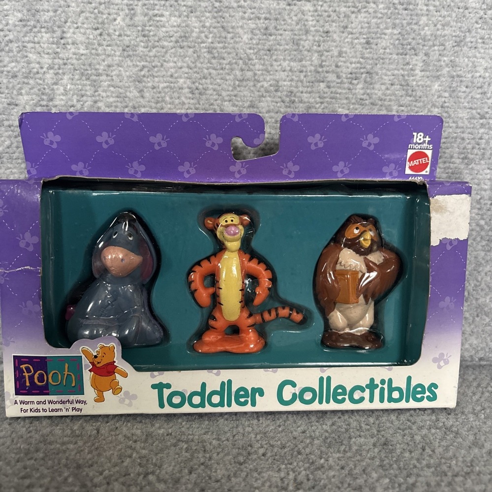 Winnie the Pooh Collectibles Eeyore Tigger Owl NEW Mattel 24 months